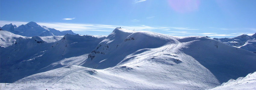 Samoens winter landscape